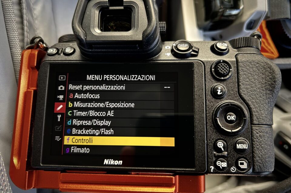 Impostazioni personali menù Nikon Z7